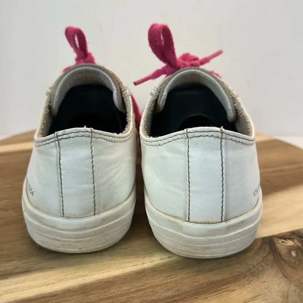 VINTAGE HAVANA Letty Sneakers Shoes White Silver Hot Pink Women's 7